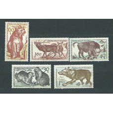 Checoslovaquia - Correo 1959 Yvert 1037/41 ** Mnh Fauna