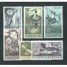 Checoslovaquia - Correo 1960 Yvert 1109/14 ** Mnh Fauna aves