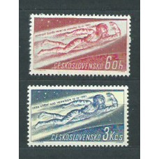 Checoslovaquia - Correo 1961 Yvert 1145/6 ** Mnh Astro