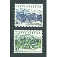 Checoslovaquia - Correo 1964 Yvert 1325/6 * Mnh Montañas