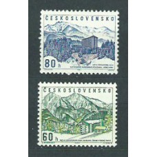 Checoslovaquia - Correo 1964 Yvert 1325/6 * Mnh Montañas