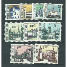 Checoslovaquia - Correo 1965 Yvert 1439/47 ** Mnh Ciudades checas
