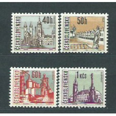Checoslovaquia - Correo 1966 Yvert 1519/22 ** Mnh Ciudades checas