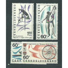 Checoslovaquia - Correo 1967 Yvert 1556/9 ** Mnh Deportes