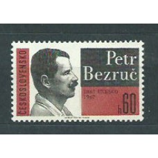 Checoslovaquia - Correo 1967 Yvert 1577 ** Mnh Pier Bezcruc escritor
