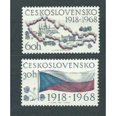 Checoslovaquia - Correo 1968 Yvert 1667/8 ** Mnh