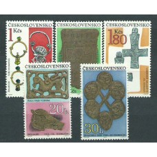 Checoslovaquia - Correo 1969 Yvert 1744/8 ** Mnh Arqueología