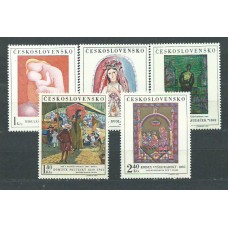 Checoslovaquia - Correo 1970 Yvert 1809/13 ** Mnh Pintura