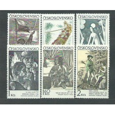 Checoslovaquia - Correo 1971 Yvert 1825/30 ** Mnh Pinturas