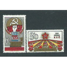 Checoslovaquia - Correo 1971 Yvert 1856/7 ** Mnh