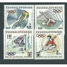 Checoslovaquia - Correo 1972 Yvert 1911/4 ** Mnh Olimpiadas de Munich