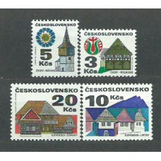 Checoslovaquia - Correo 1972 Yvert 1920/3 ** Mnh Edificios antiguos