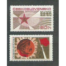Checoslovaquia - Correo 1972 Yvert 1953/4 ** Mnh