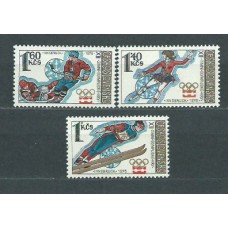 Checoslovaquia - Correo 1976 Yvert 2149/51 ** Mnh Olimpiadas Insbruck