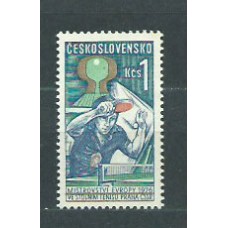 Checoslovaquia - Correo 1976 Yvert 2155 ** Mnh Deportes tenis mesa