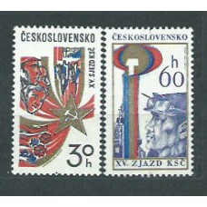Checoslovaquia - Correo 1976 Yvert 2156/7 ** Mnh