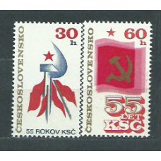 Checoslovaquia - Correo 1976 Yvert 2165/6 ** Mnh