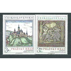 Checoslovaquia - Correo 1976 Yvert 2179/80 ** Mnh Arte