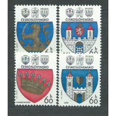 Checoslovaquia - Correo 1977 Yvert 2196/9 ** Mnh Escudos