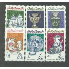 Checoslovaquia - Correo 1977 Yvert 2217/22 ** Mnh Porcelanas