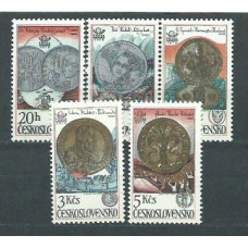 Checoslovaquia - Correo 1978 Yvert 2258/62 ** Mnh Monedas