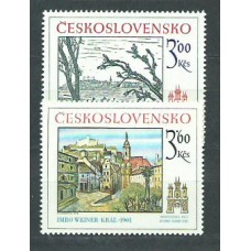 Checoslovaquia - Correo 1978 Yvert 2275/6 ** Mnh Pinturas