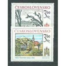 Checoslovaquia - Correo 1978 Yvert 2275/6 ** Mnh Pinturas
