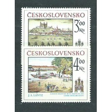 Checoslovaquia - Correo 1980 Yvert 2412/3 ** Mnh Pinturas