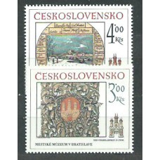 Checoslovaquia - Correo 1984 Yvert 2589/90 ** Mnh