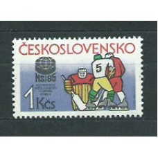 Checoslovaquia - Correo 1985 Yvert 2625 ** Mnh Deportes hockey
