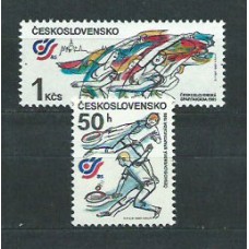 Checoslovaquia - Correo 1985 Yvert 2632/3 ** Mnh Deportes