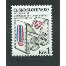 Checoslovaquia - Correo 1986 Yvert 2672 ** Mnh Cine