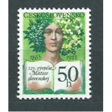 Checoslovaquia - Correo 1988 Yvert 2766 ** Mnh