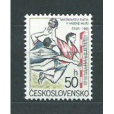Checoslovaquia - Correo 1988 Yvert 2838 ** Mnh Deportes hambol