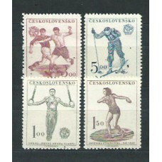 Checoslovaquia - Correo 1951 Yvert 584/7 * Mh Deportes