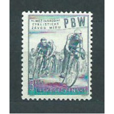 Checoslovaquia - Correo 1953 Yvert 706 * Mh Deportes bicicleta