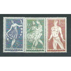 Checoslovaquia - Correo 1955 Yvert 812/4 * Mh Danza