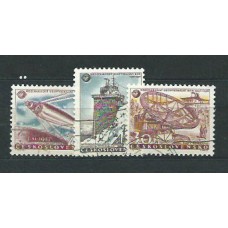 Checoslovaquia - Correo 1958 Yvert 939/41 usado