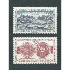 Checoslovaquia - Correo 1958 Yvert 957/8 ** Mnh