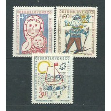 Checoslovaquia - Correo 1958 Yvert 989/91 * Mh UNESCO
