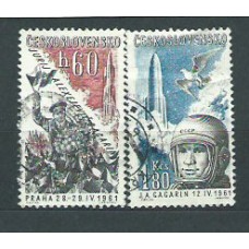 Checoslovaquia - Aereo Yvert 51/2 ** Mnh Astro