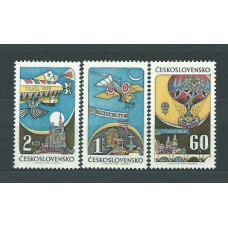 Checoslovaquia - Aereo Yvert 68/70 ** Mnh