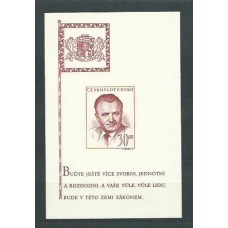 Checoslovaquia - Hojas 1948 Yvert 12 ** Mnh Presidente Gottwald