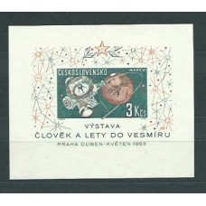 Checoslovaquia - Hojas 1963 Yvert 23 ** Mnh Astrp