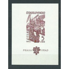 Checoslovaquia - Hojas 1964 Yvert 24 ** Mnh Castillo de Praga