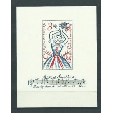 Checoslovaquia - Hojas 1966 Yvert 27 ** Mnh Música