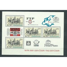 Checoslovaquia - Hojas 1981 Yvert 50 ** Mnh