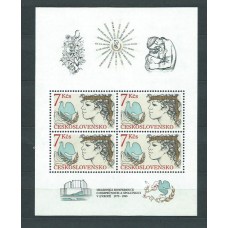 Checoslovaquia - Hojas 1985 Yvert 69 ** Mnh