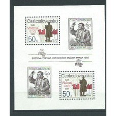 Checoslovaquia - Hojas 1988 Yvert 76A ** Mnh