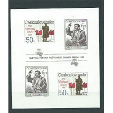 Checoslovaquia - Hojas 1988 Yvert 76Aa ** Mnh